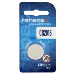 1 pile bouton lithium CR2016 3 V 104 mAh