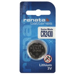 1 pile bouton lithium CR2430 3 V 285 mAh 1 pile bouton lithium CR2430 3 V 285 mAh