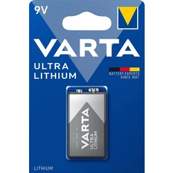 1 pile lithium 6LR61 9V Ultra 