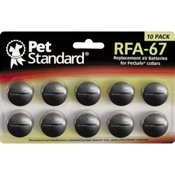 10 piles pour collier anti-aboiement RFA-67 6 V 10 piles pour collier anti-aboiement RFA-67 6 V