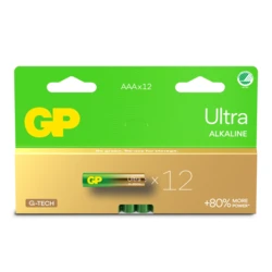 12 piles alcalines AAA 1,5 V Ultra 