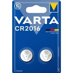 2 pile bouton lithium CR2016 3 V 