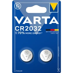 2 pile bouton lithium CR2032 3 V 
