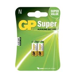 2 piles alcalines LR1 1,5 V Super 