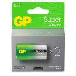 2 piles lithium D 1,5 V Super 2 piles lithium D 1,5 V Super