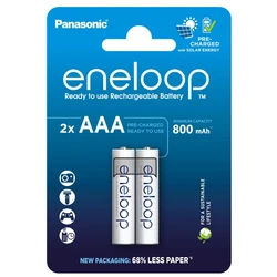 2 piles rechargeables NIMH AAA 1,2 V 800 mAh