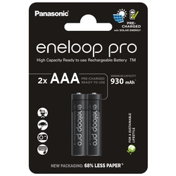 2 piles rechargeables NIMH AAA 1,2 V PRO 930 mAh