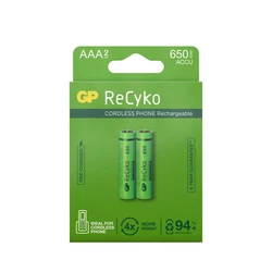 2 piles rechargeables NIMH AAA 1,2 V Recyko 650 mAh 2 piles rechargeables NIMH AAA 1,2 V Recyko 650 mAh