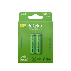 4 piles rechargeables NIMH AA 1,2 V Recyko 2600 mAh 4 piles rechargeables NIMH AA 1,2 V Recyko 2600 mAh