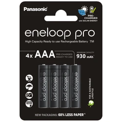 4 piles rechargeables NIMH AAA 1,2 V PRO 930 mAh