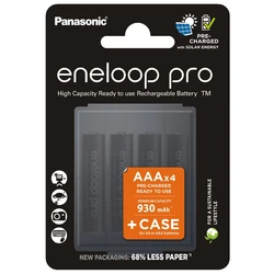 4 piles rechargeables NIMH AAA 1,2 V PRO 930 mAh