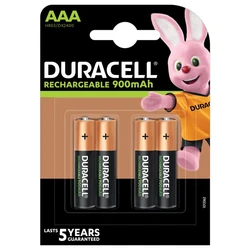 4 piles rechargeables NIMH AAA 1,5 V 900 mAh