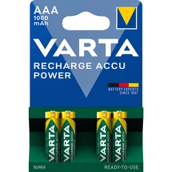 4 piles rechargeables NIMH LR03/AAA 1,2 V Ready2Use 1000 mAh