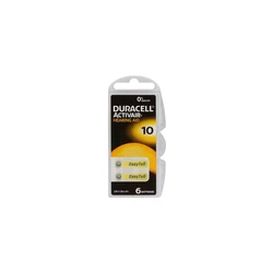 6 piles auditives zinc air 10 1,45 V ActivAir 