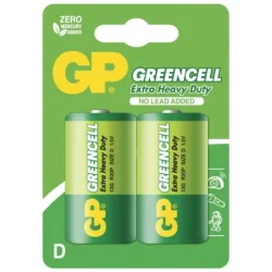 Blister de 2 piles saline D / R20 - 1,5V GP Battery Blister de 2 piles saline D / R20 - 1,5V GP Battery