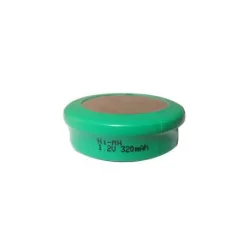 Pile bouton NiMH 320 mAh - 1,2V - Evergreen